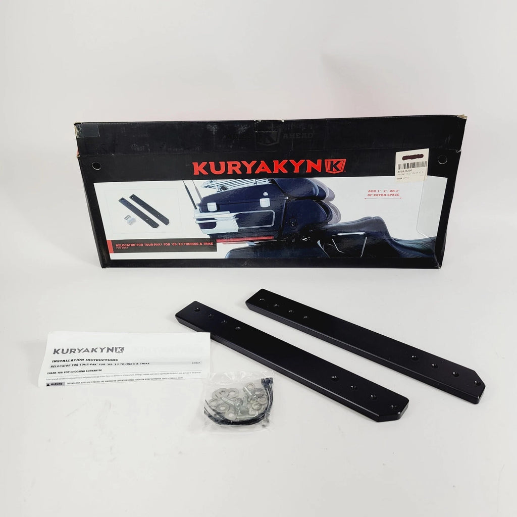 Kuryakyn Tour-Pak Relocator Kit 8957 for Harley Davidson (2009–2013)
