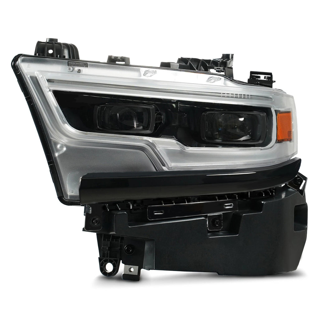 Full LED Projector Headlight for Ram 1500 (2019–2024) AFS Black Left Driver