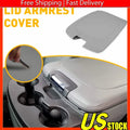 Leather Center Console Armrest Lid Cover for Dodge Ram (2013â2018) Gray