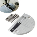 Set of 1 Flat Car Anti-Crease Needle Plate & Feed Dog for Juki DDL-5550, 8300