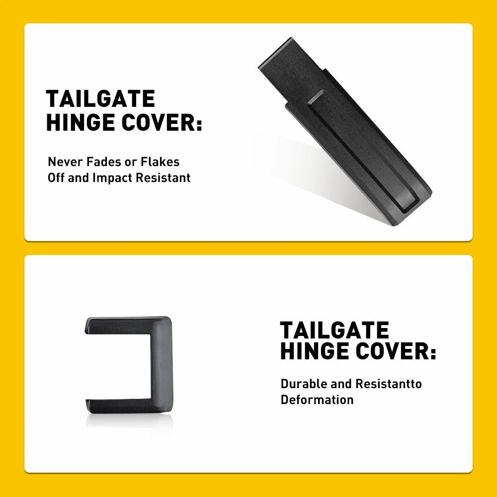 Tailgate Hinge Covers for Jeep Wrangler JK Unlimited (2007-2018)