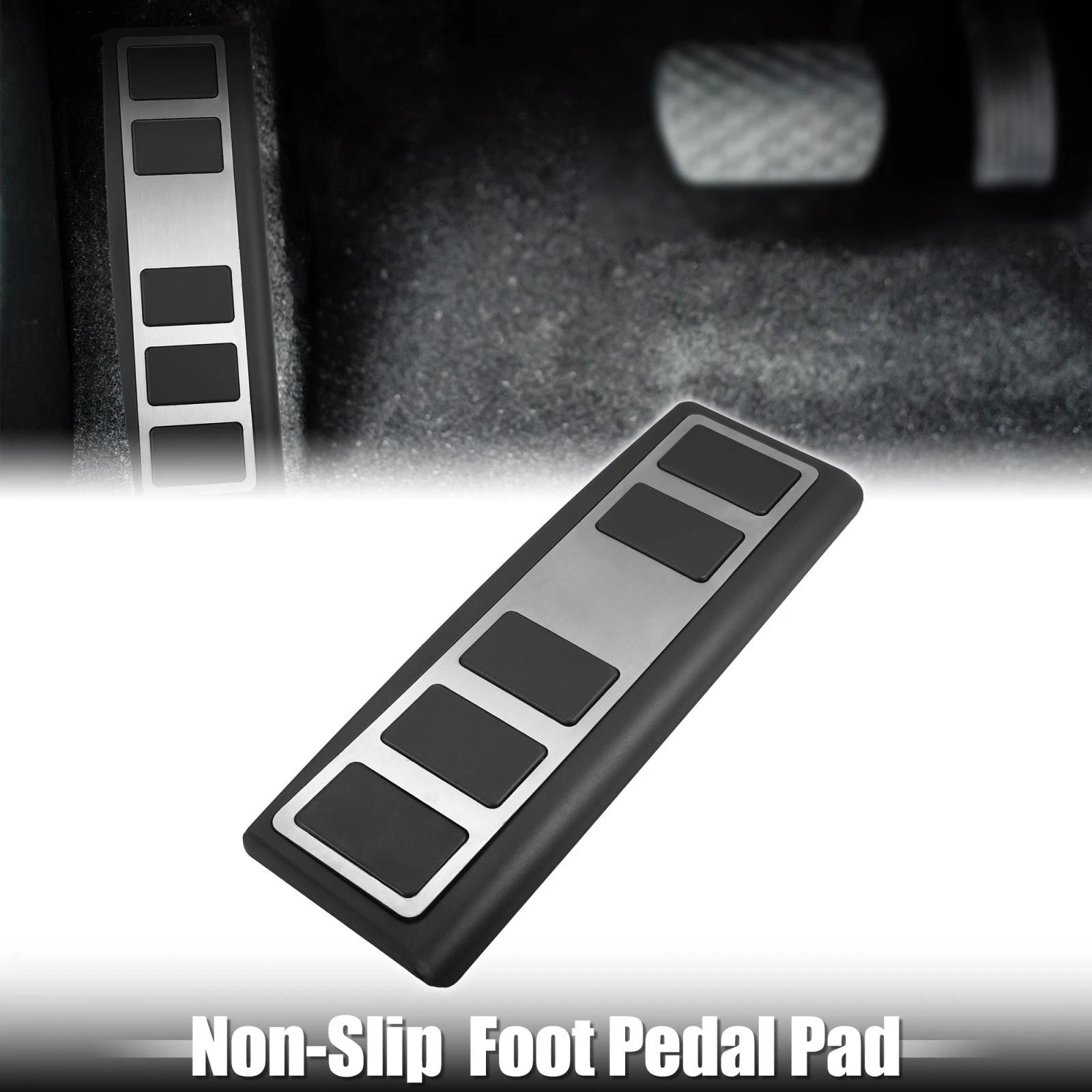 Foot Rest Pedal Cover for Ford Mustang Mach-E (2021–2022) Stainless Steel