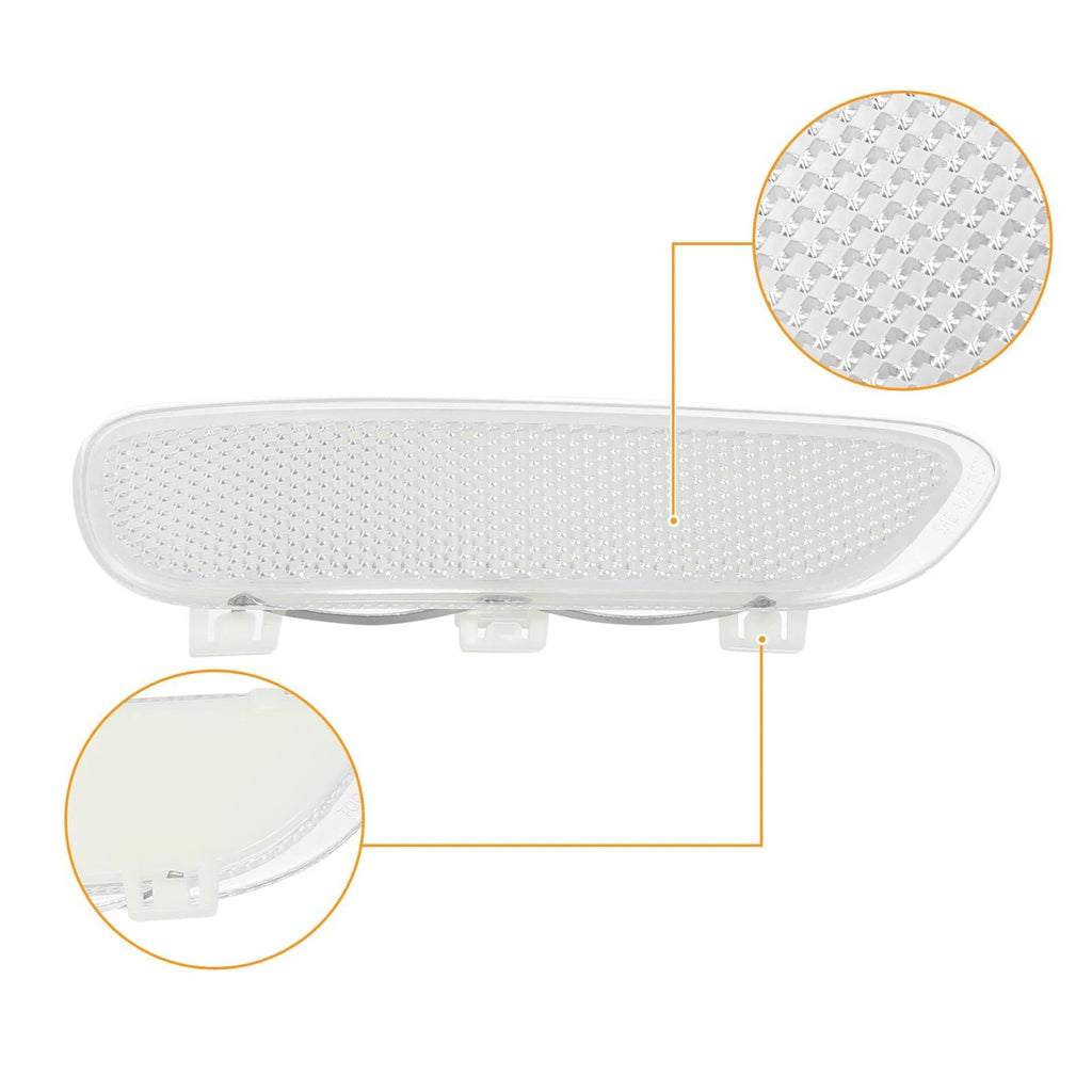Pair Front Bumper Reflector Side Marker for BMW 325Ci 330Ci 323Ci 328Ci (2001–2006)
