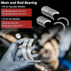 Main Bearing and Connecting Rod Bearing Kit No. 2102B000 for Hyundai Accent 
