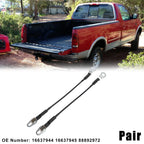 Pair Rear Tailgate Cables for Chevy GMC Cadillac (2000–2023) 16637944