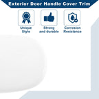 Exterior Door Handle Cover Trim for VW Golf (1999–2006), Audi TT (1998–2006) White