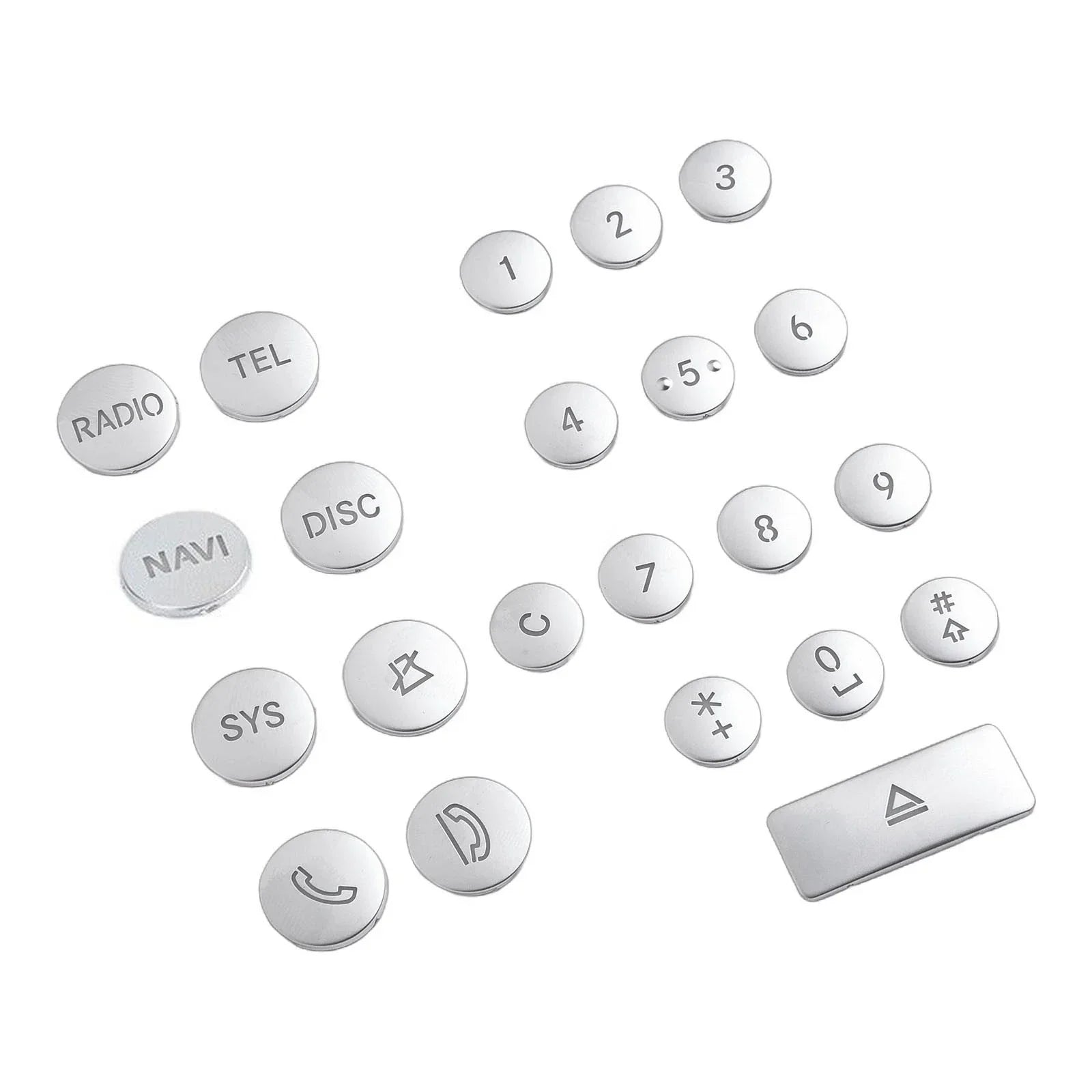CD Panel Button Trim ABS for Benz C Class W204 GLK X204