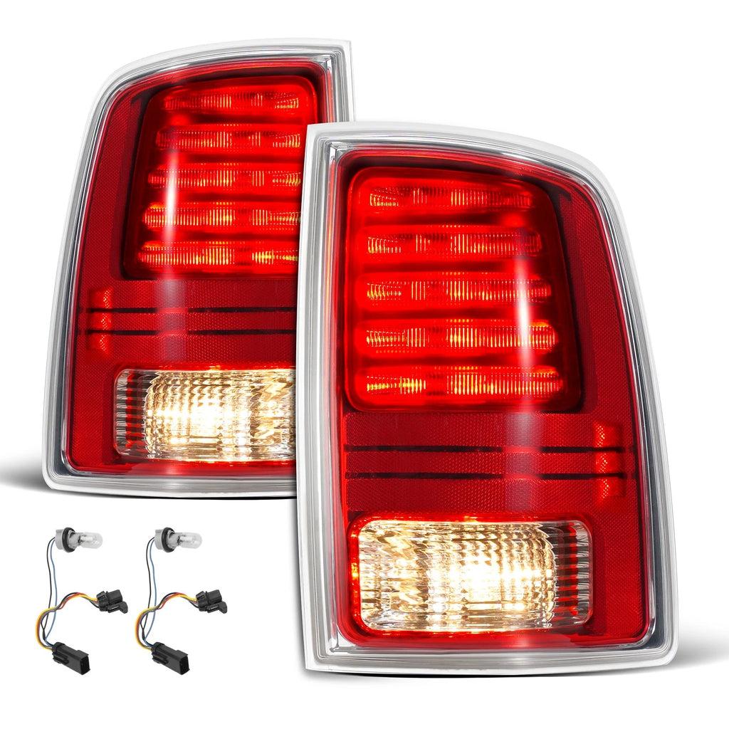 Pair LED Tail Lights for Ram 1500 2500 3500 (2013–2016)