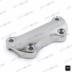 Smooth Handlebar Clamp Riser for Harley XL FX FXR Dyna Softail (1974–2006) Chrome