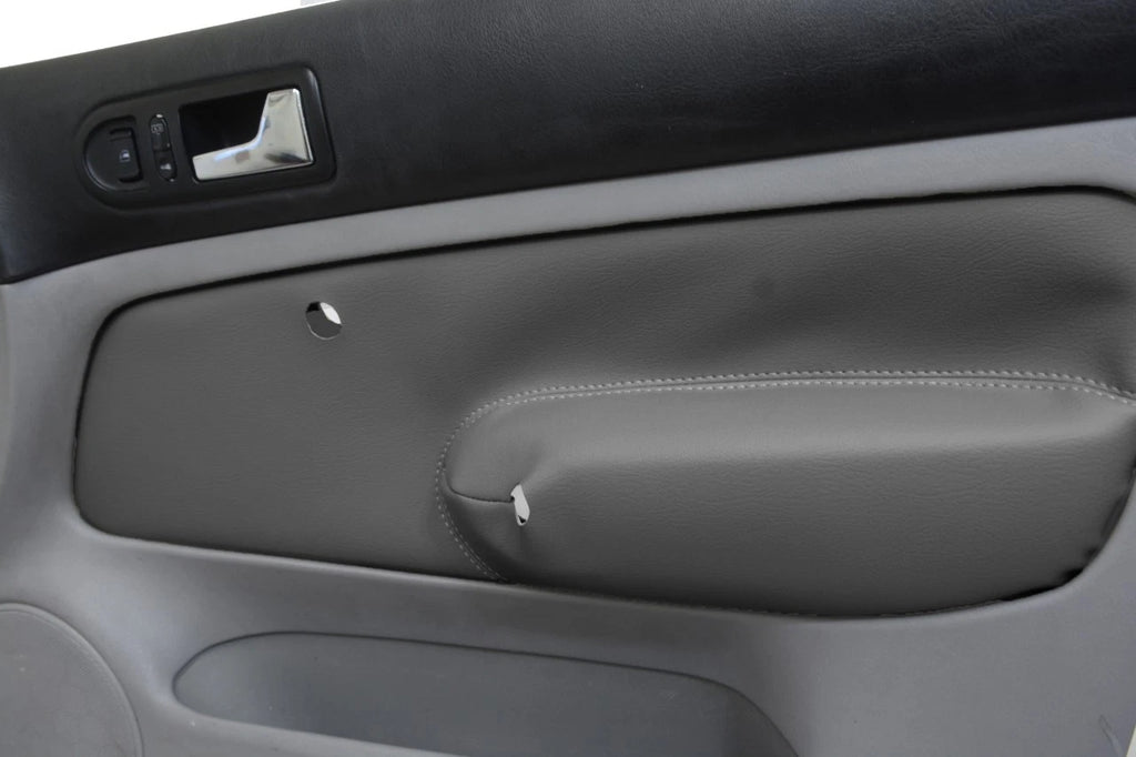 Rear Door Panel Insert for Jetta (1999–2004) Light Gray Synthetic Leather