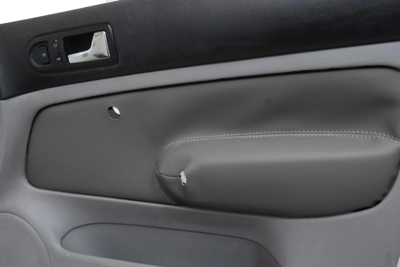 Rear Door Panel Insert for Jetta (1999–2004) Light Gray Synthetic Leather