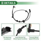 ABS Wheel Speed Sensor No. 4670A815 for Mitsubishi Outlander Sport (2011–2021)