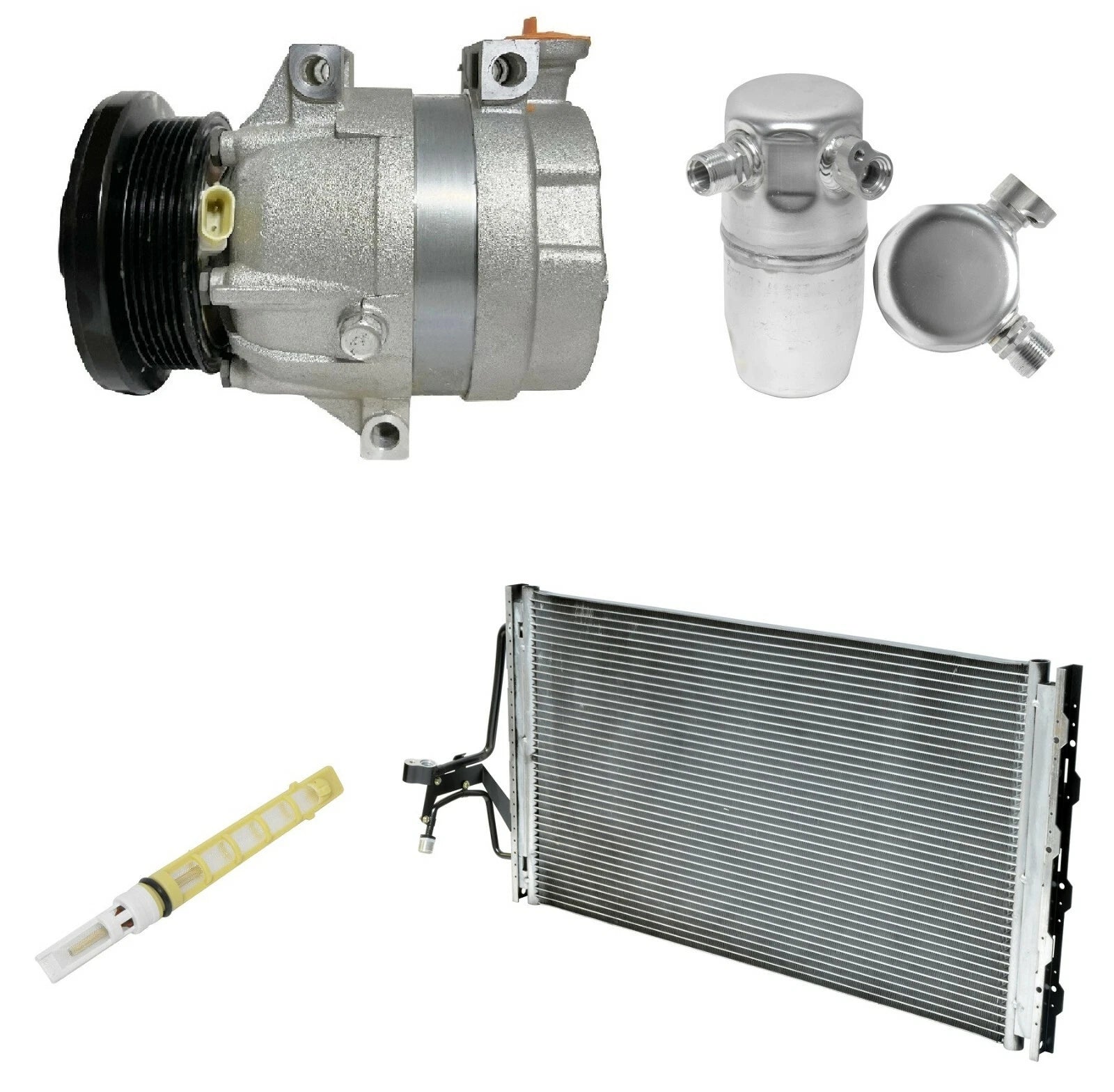 AC Compressor Kit w Condenser for Pontiac Montana 3.4L (1999–1999)
