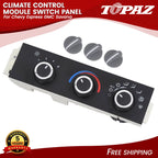 Climate Control Module Switch Panel for Chevy Express GMC Savana (1996–2019)