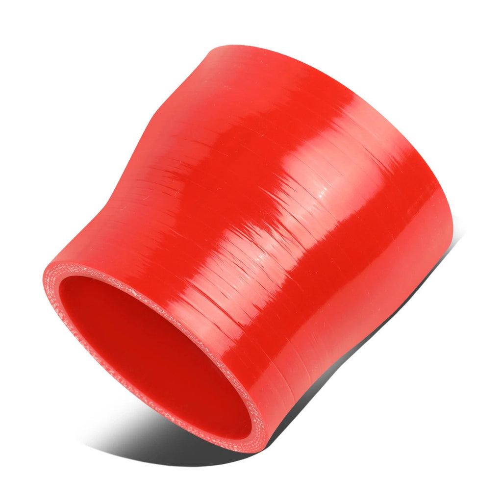 2.5-3" 200PSI Turbo Intake Piping Silicone Coupler Reducer Hose Red