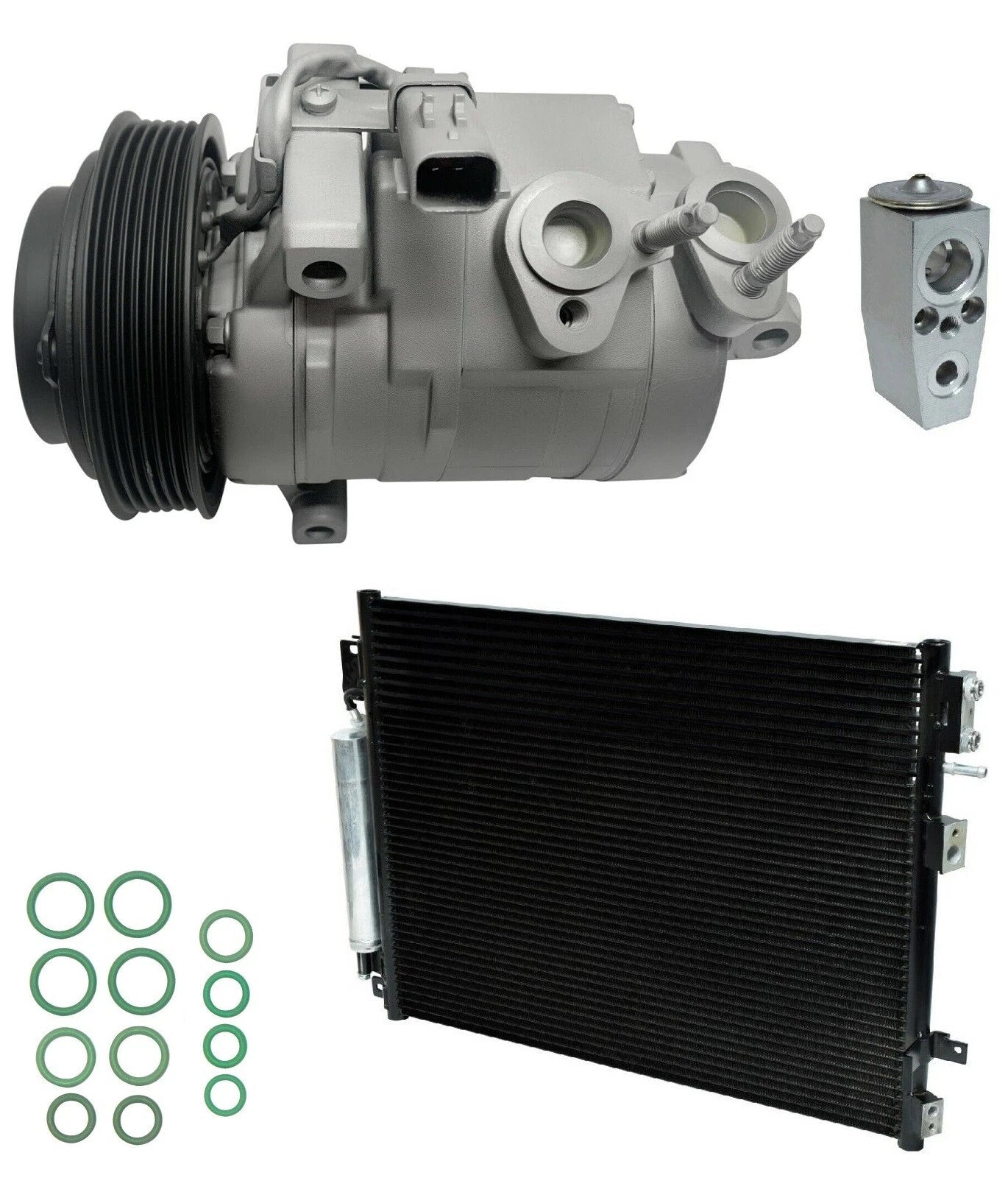 AC Compressor Kit With Condenser for Dodge Challenger 5.7L (2014-2014)