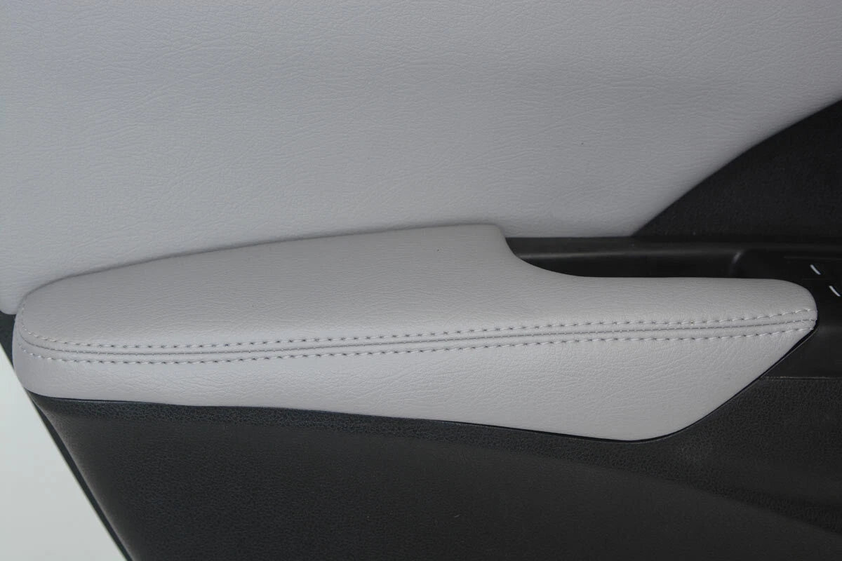 Leather Armrest Door Panel Cover for Acura RDX (2013–2018) Gray