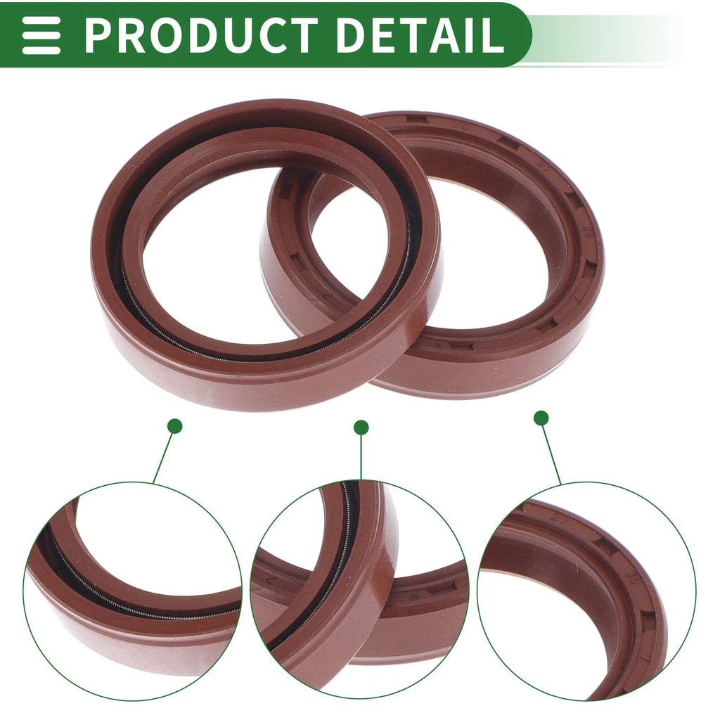 Set of 5 Oil Seal Rotary Shaft Seal FKM Rubber 27x35x7mm