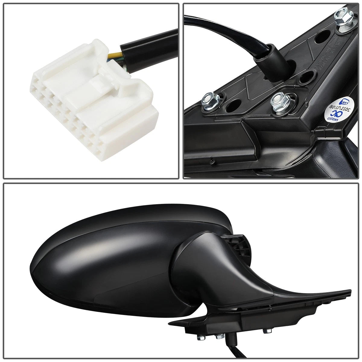 Power Heated Door Mirror Right for Honda Accord (2018–2020) HO1321329