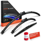 Set of 3 Windshield Wiper Blades for Subaru Outback (2020–2024)