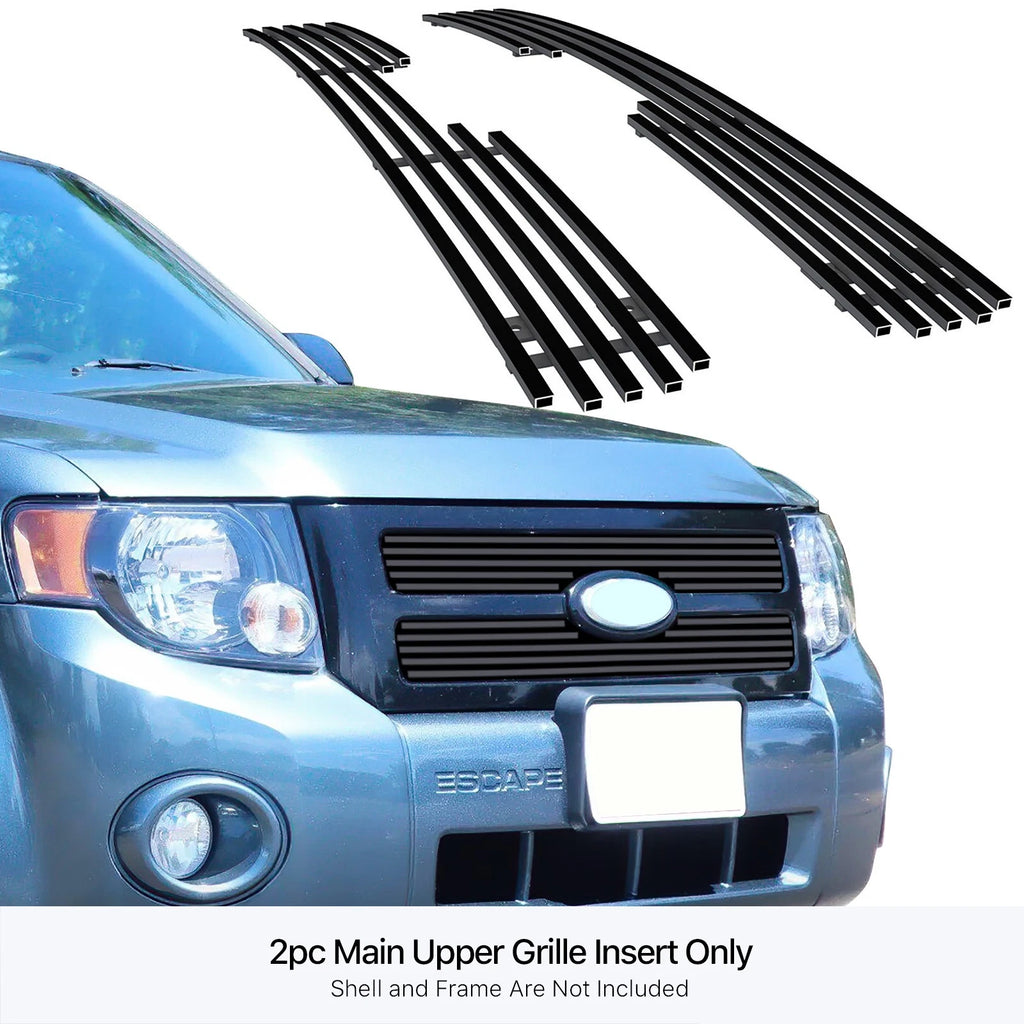 Stainless Black Billet Grille Insert for Ford Escape (2008-2012)