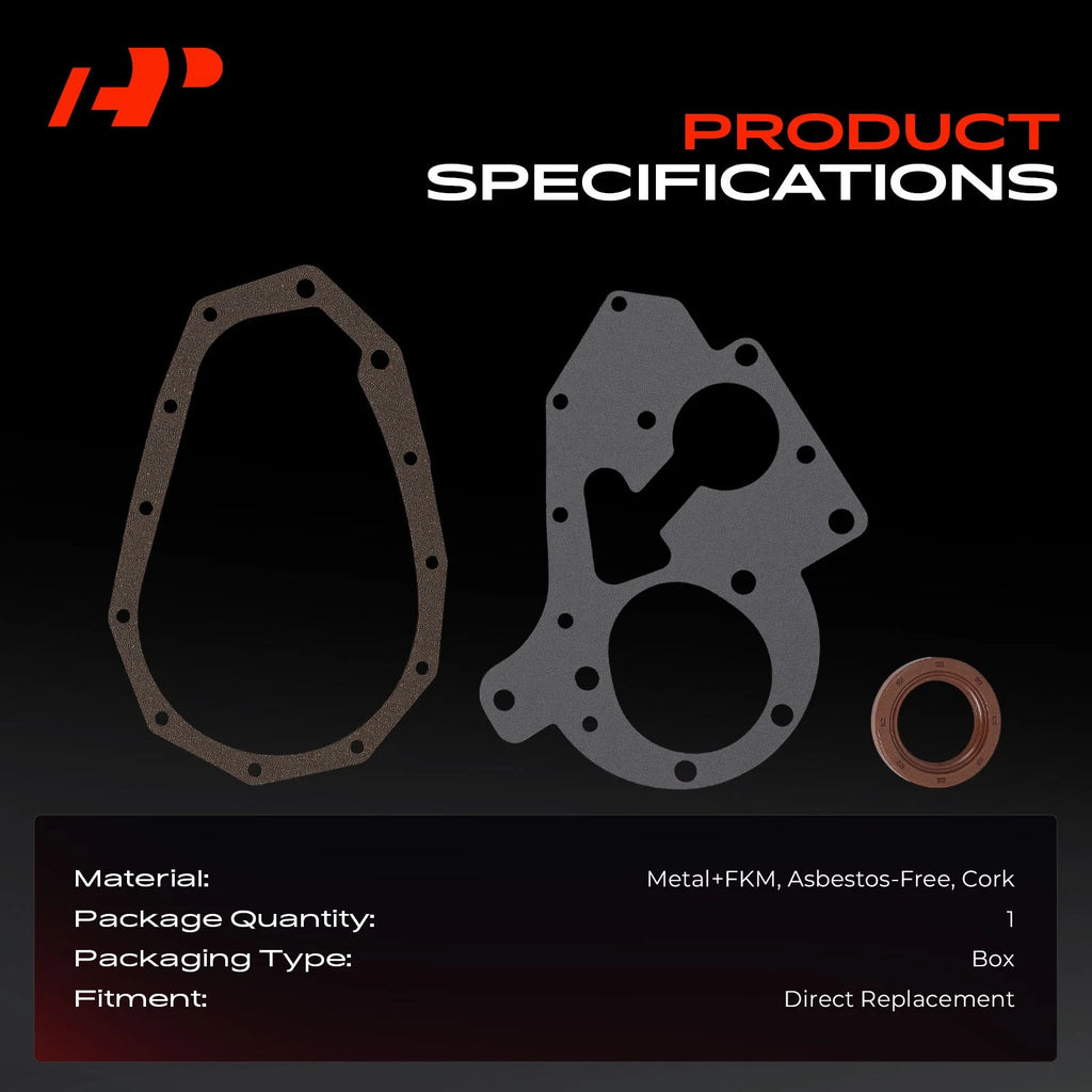 Engine Timing Cover Gasket Set for Toyota Land Cruiser (1967–1985)
