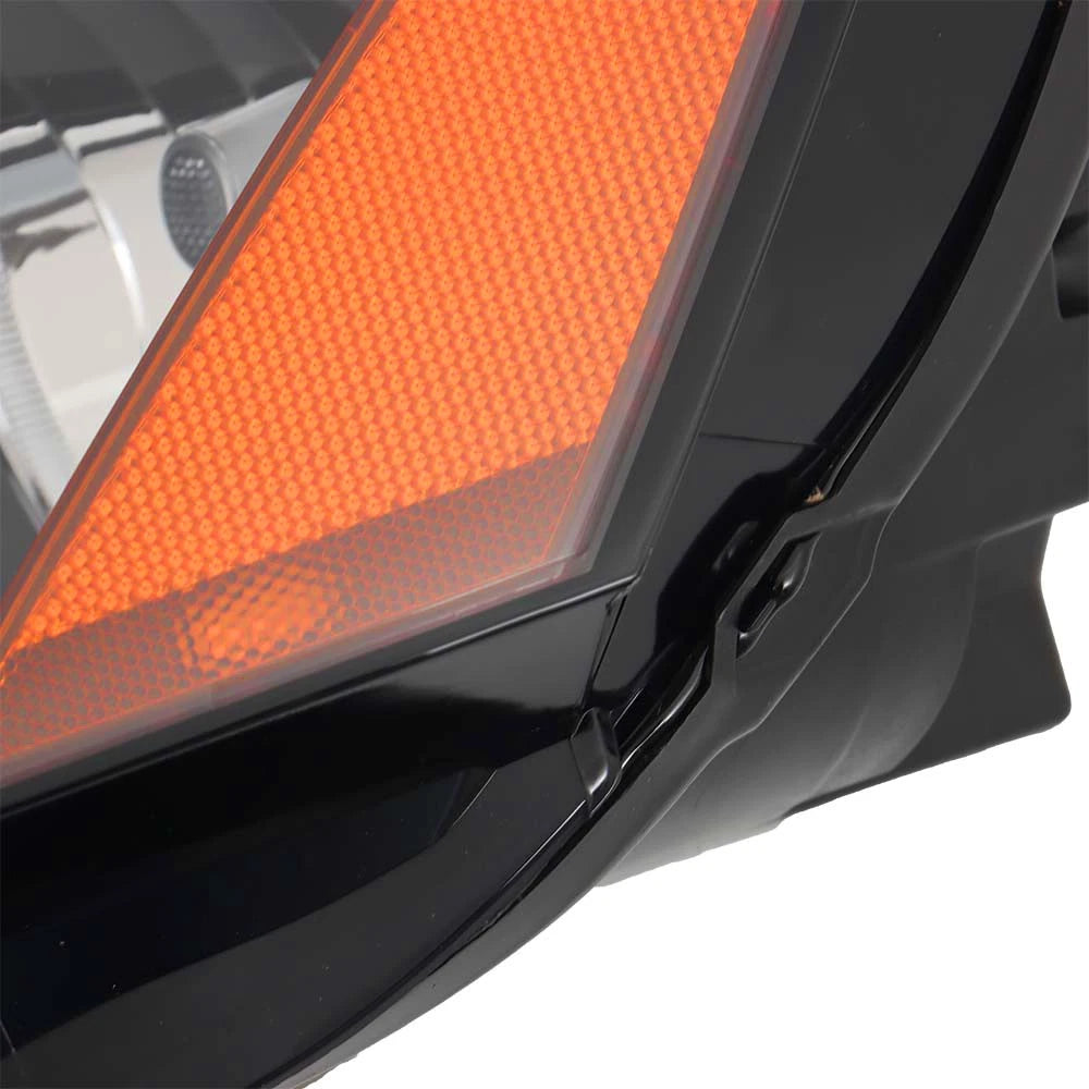 Set of 2 Halogen Headlights for Volkswagen Passat (2012â2015) Black