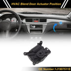 HVAC Heater Blend Door Actuator for Volkswagen Bora (1998–2005) No. 1J1907511E