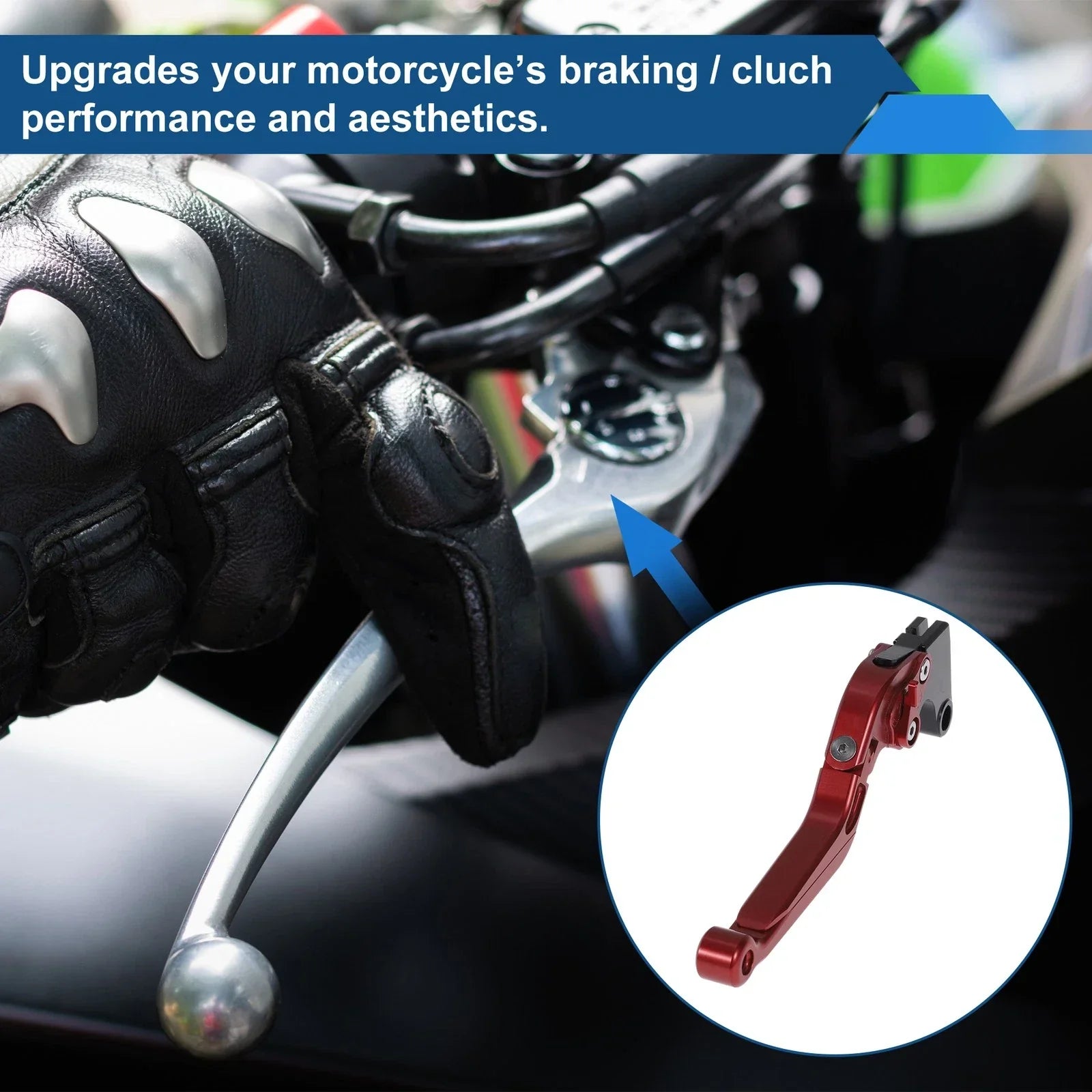 Adjustable Brake Clutch Levers for Honda CBR600RR 2007-2016 - Solid Red