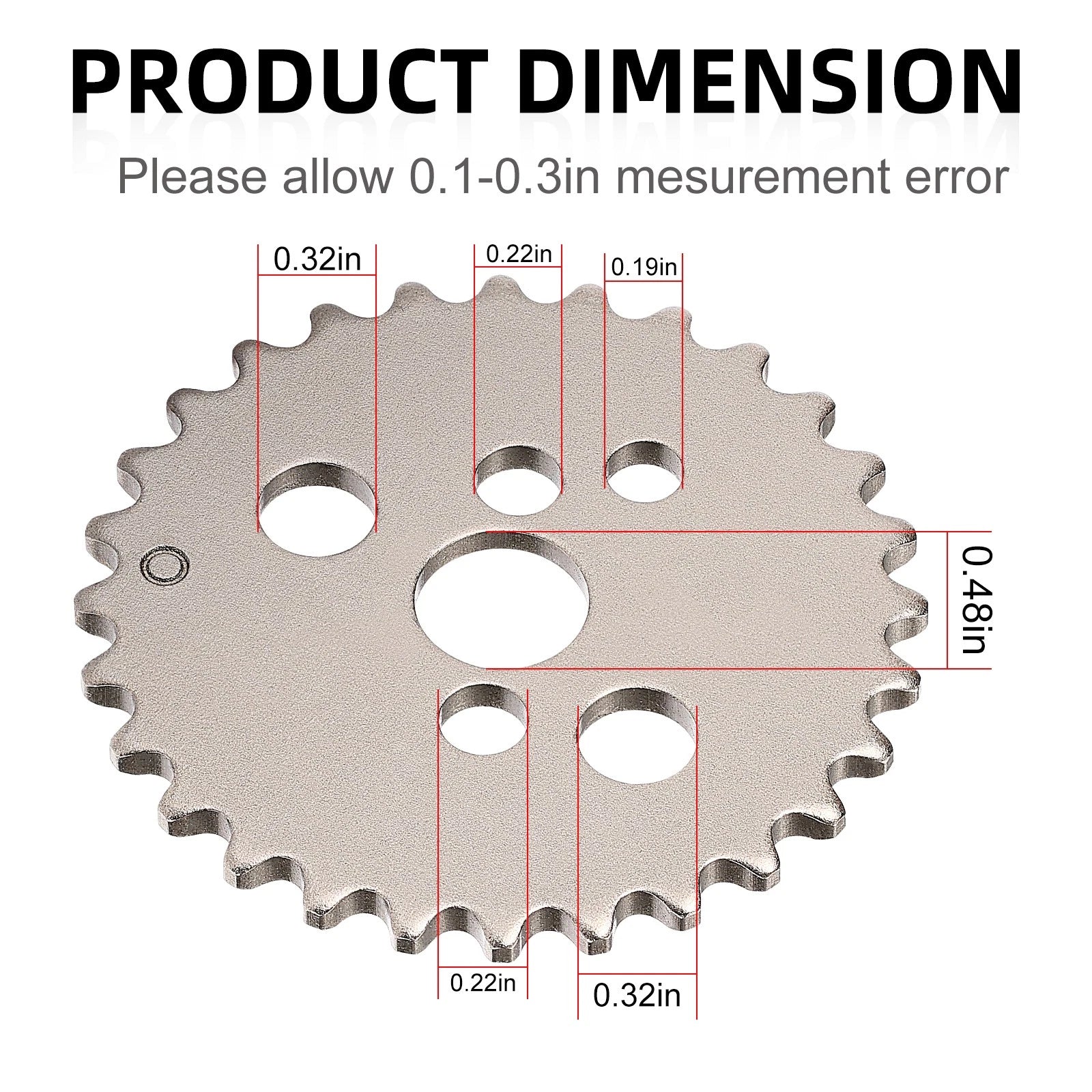 Cam Timing Chain & Sprocket for Honda XR80R CRF80F (2000–2009) 14321-GN1-A40 14401-943-013