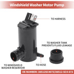 Windshield Washer Pump w/Grommet for Honda (No. 38512SC4673)