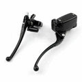 1" Handlebar Reservoir Brake Clutch Levers for Honda VT750C2 VT750C3 (1997–2014) Black