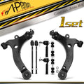 Set of 8 Front Control Arm Ball Joints Sway Bar Links for Chevy Impala (2006–2013)