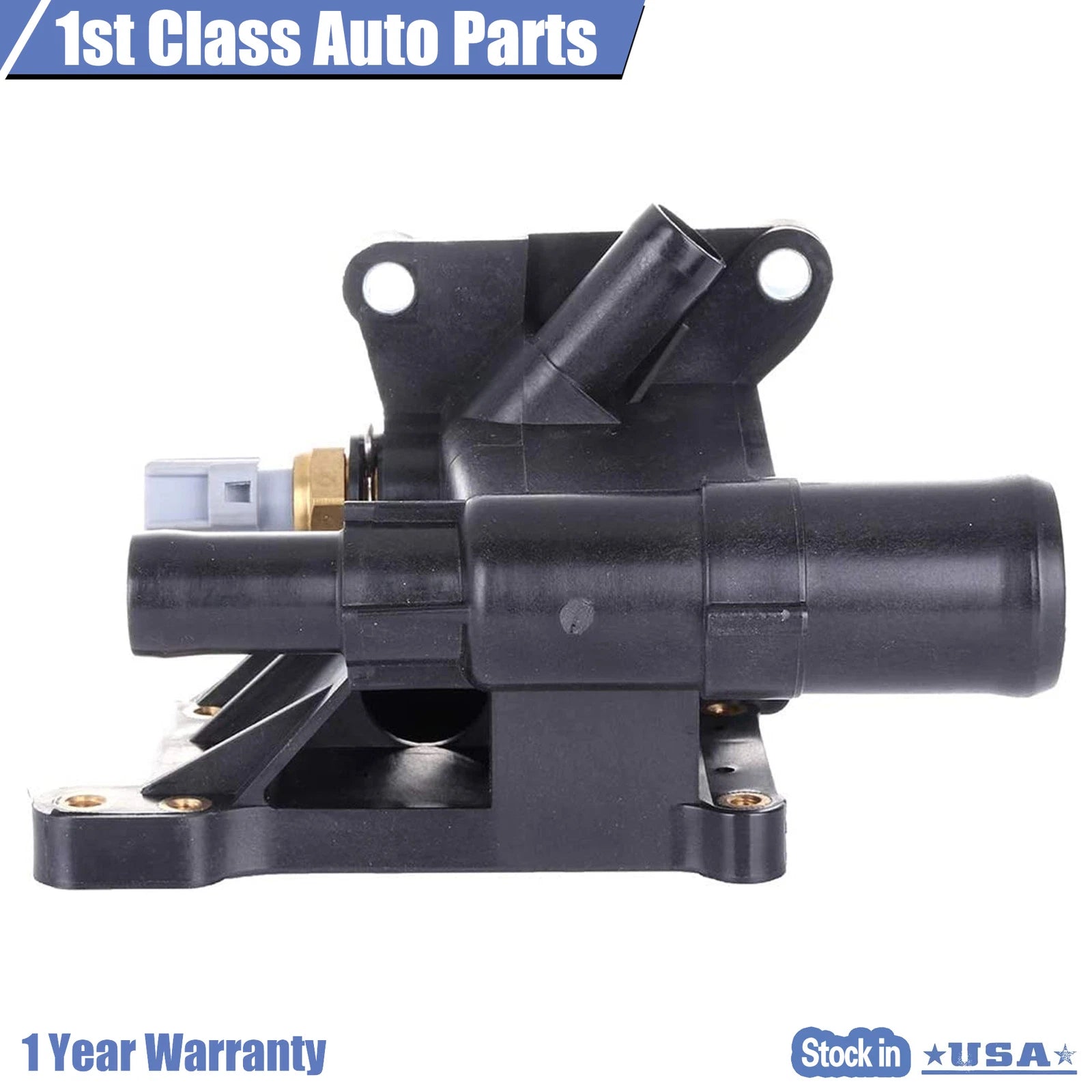 Engine Coolant Water Outlet with Sensor for Mazda 3 6 (2006-2013)