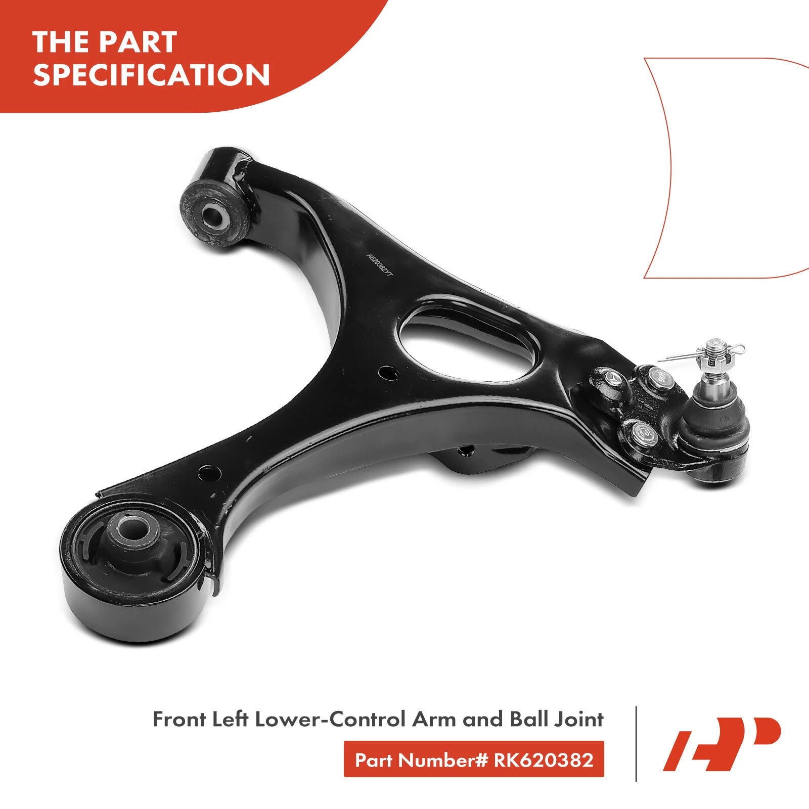 Set of 6 Control Arm, Ball Joint & Sway Bar for Honda Acura