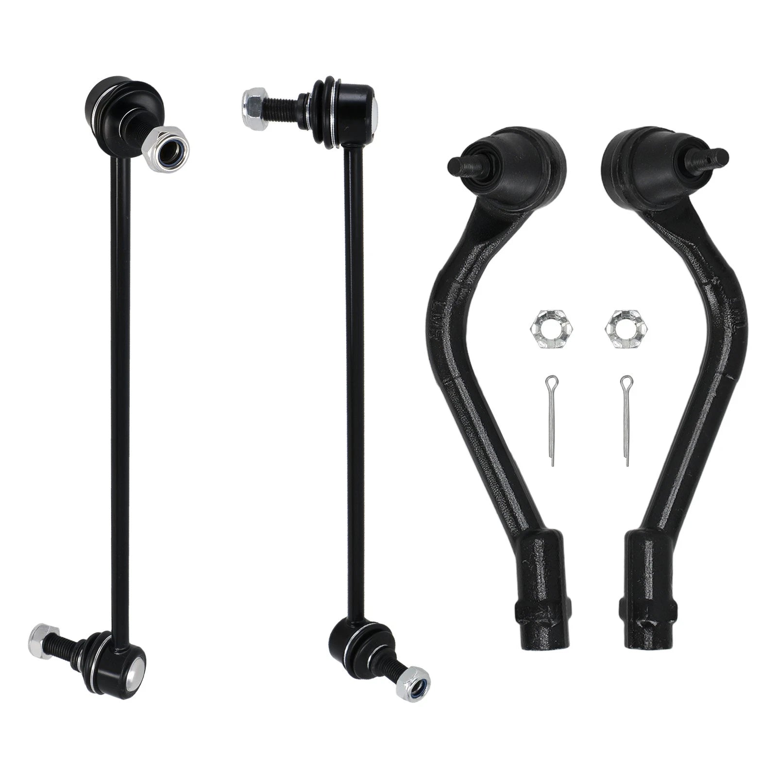 4Pcs Front Sway Bar Links Outer Tie Rods for Hyundai Sonata (2011–2014)