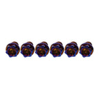 6pcs Titanium M10x35mm Torx Head Flange Screws for Motorcycle Bike