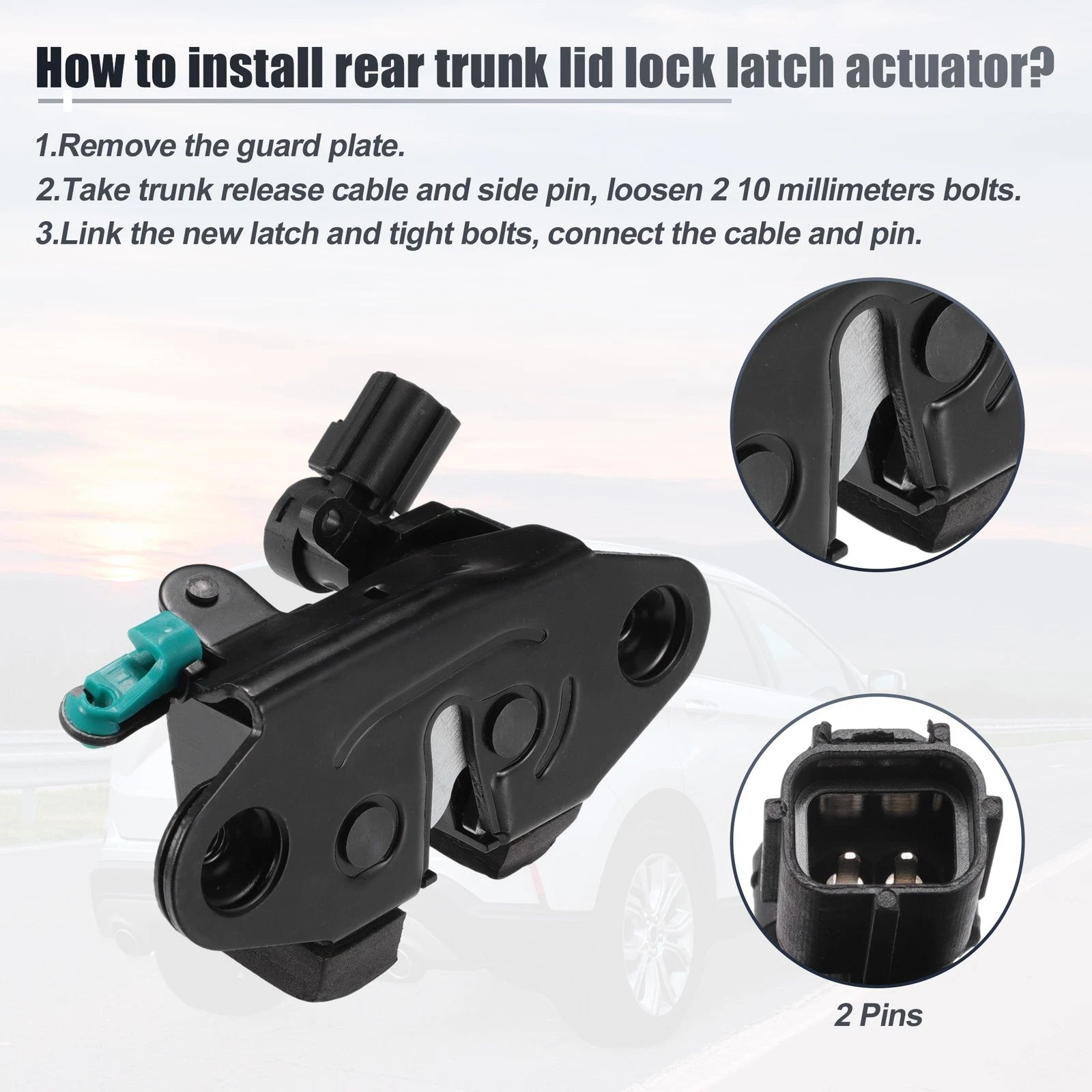 Tailgate Liftgate Door Lock Actuator for Dodge Durango (No. 55256899AB)