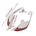 Front Side Winglets for Yamaha YZF R1 R1M (2021–2024) White Red
