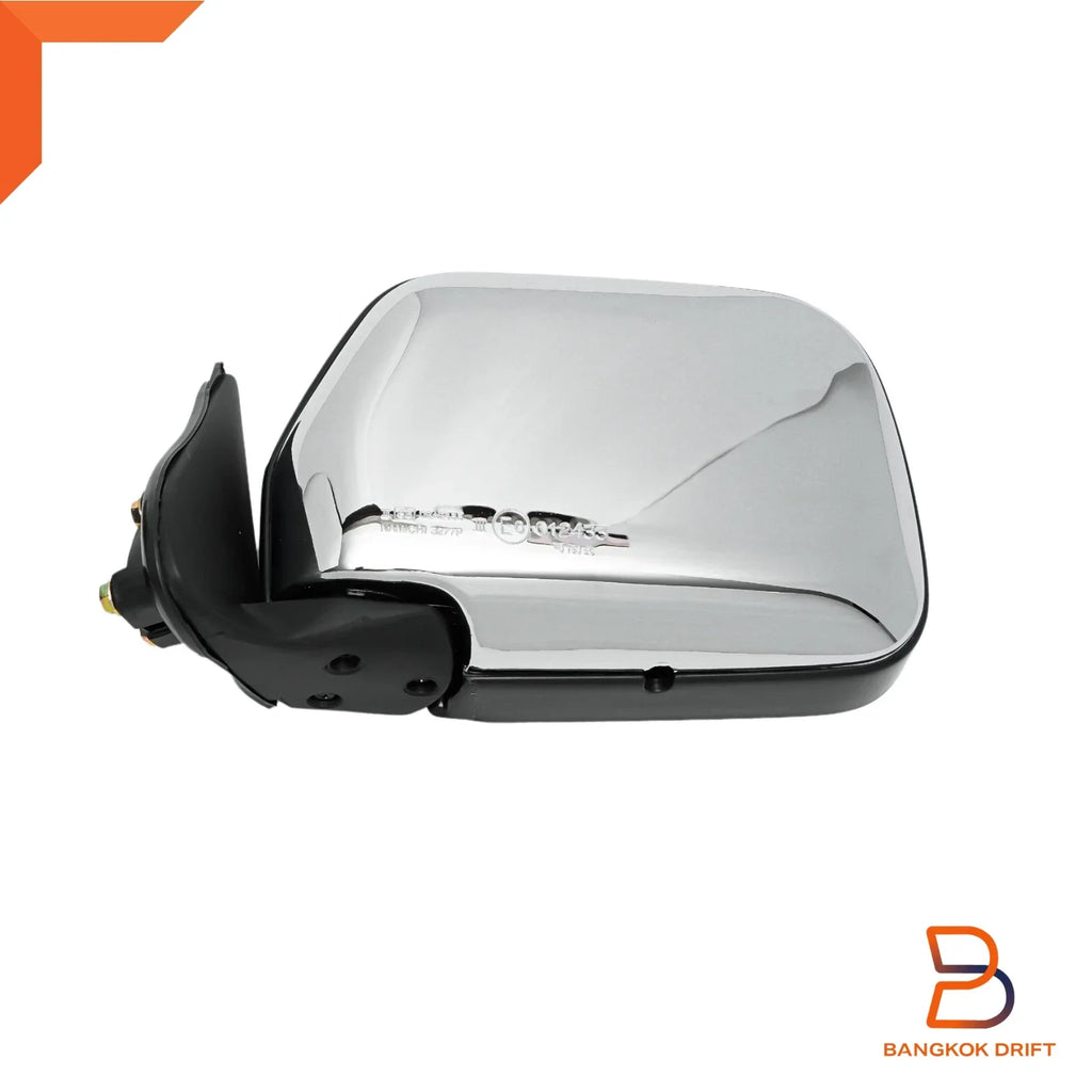 LH Chrome Wing Side Mirror for Toyota Hilux Ute 88-96