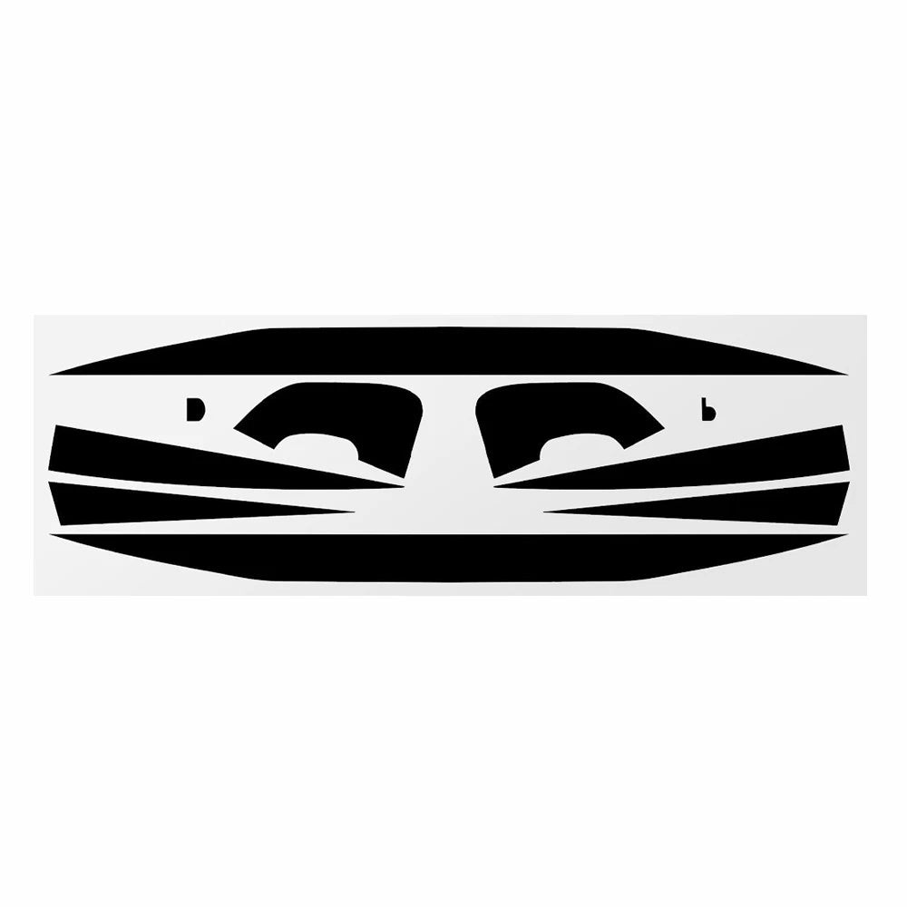 Black Race Track Tail Light Overlay for Dodge Charger (2015–2023)