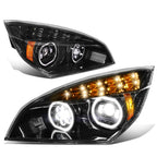 Full LED DRL Gattling Projector Headlights for Freightliner Cascadia (2018–2024)