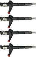 Set of 4 Fuel Injectors 16600-EB30E for Nissan Pathfinder (2005–2012)