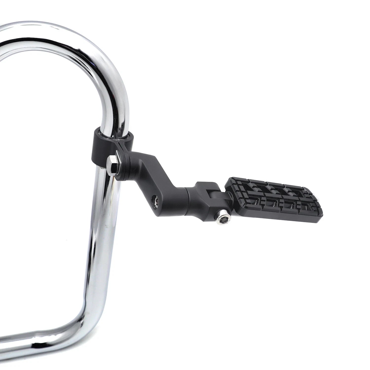 Chrome Dominator CNC FootPeg for Harley Softail (1.25" Clamp, 32mm)