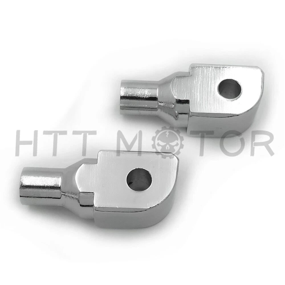 Chrome Footpeg Adapter for Harley Softail Fat Boy FLFB & Fat Bob FXF (2018–2023)