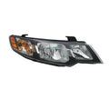 Replacement Amber/Black Passenger Side Head Light Assembly-See Compatible Chart