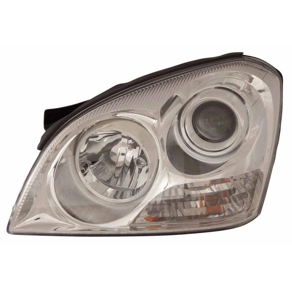 Chrome Passenger Side Head Light Assembly w/Chrome Insert w/o Appearance Package