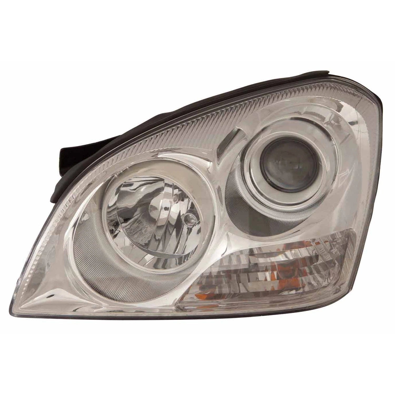 Chrome Passenger Side Head Light Assembly w/Chrome Insert w/o Appearance Package