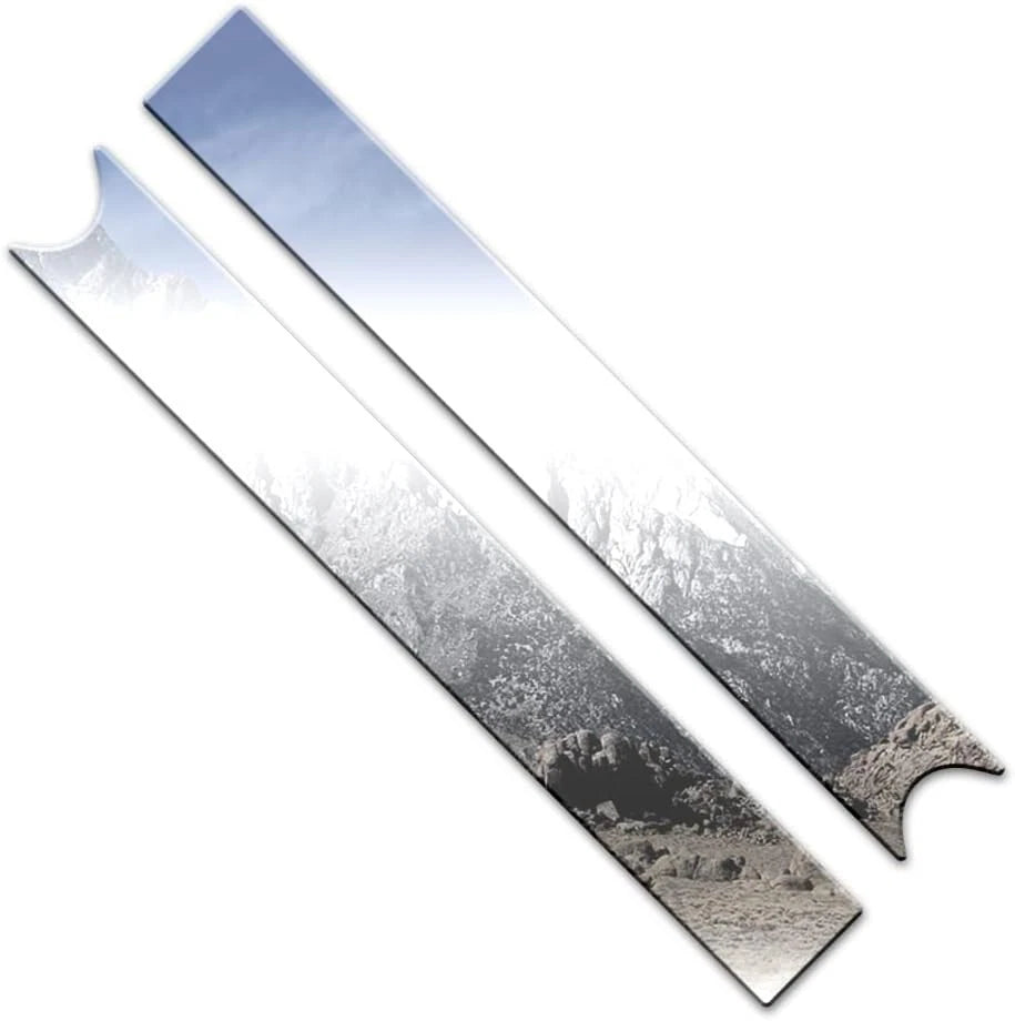 2pc Chrome Rear Tailgate Upper Trim for Ford Flex (2009–2012)