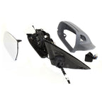 Power Mirror for Audi A4 (2010–2011) Left Manual Folding Heated Anti-Glare